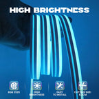 Bluetooth LED RGB Neon Strip – Waterproof Flexible Lights for Outdoor Pool Decor