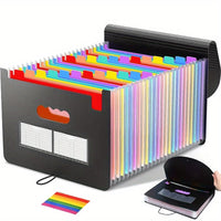 Expandable File Folder – 25 Pocket Accordion Organizer for Documents
