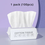Soft Cotton Disposable Face Towels – Absorbent Rags for Skincare and Bathing