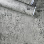 Cement Gray Adhesive Wallpaper – 55cm Industrial Retro Decor for Home Walls