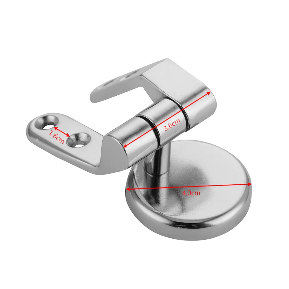 Stainless Steel Toilet Seat Hinges – Universal Replacement for DIY Lid Repair