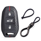 Silicone Car Key Fob Cover – Protective Remote Case for Peugeot and Citroen
