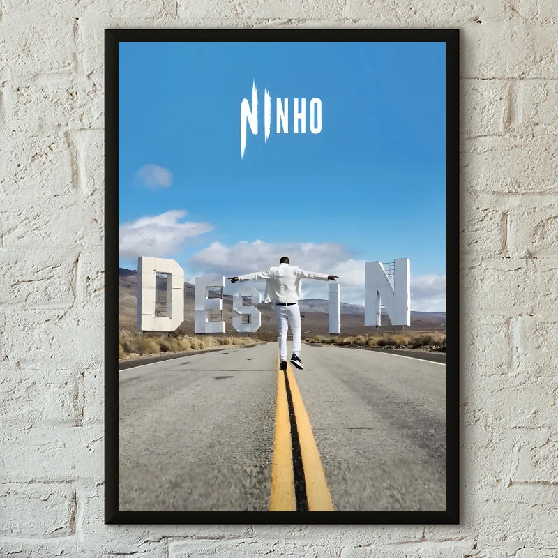 Ninho Rapper Wall Poster – Self-Adhesive Waterproof Art for Room Decor