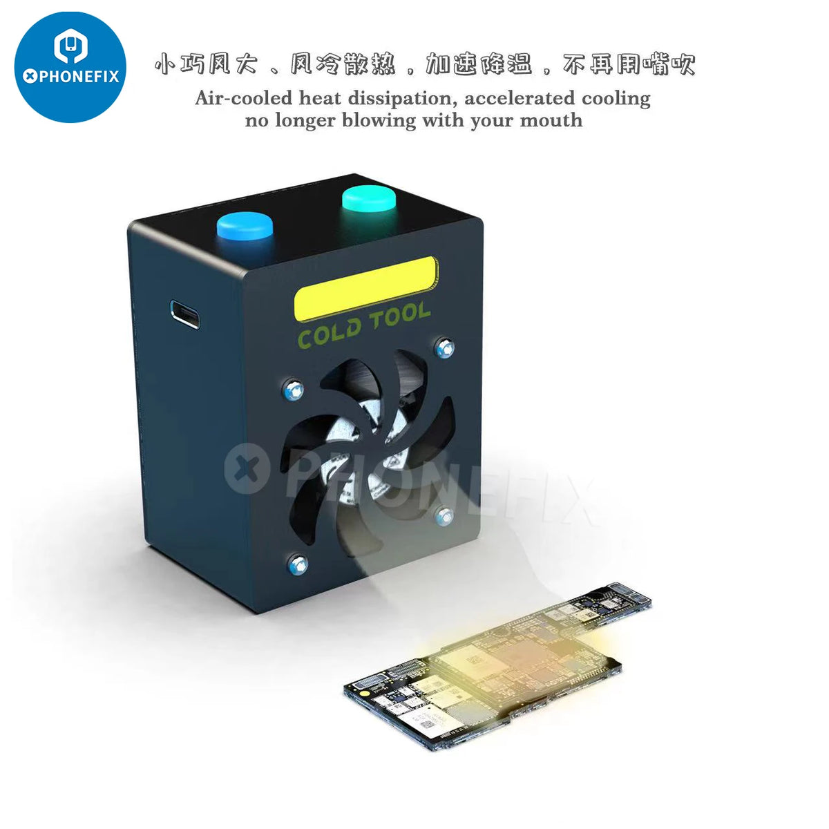 Mini Fume Extractor – Desktop Solder Smoke Absorber for Phone Repair Welding