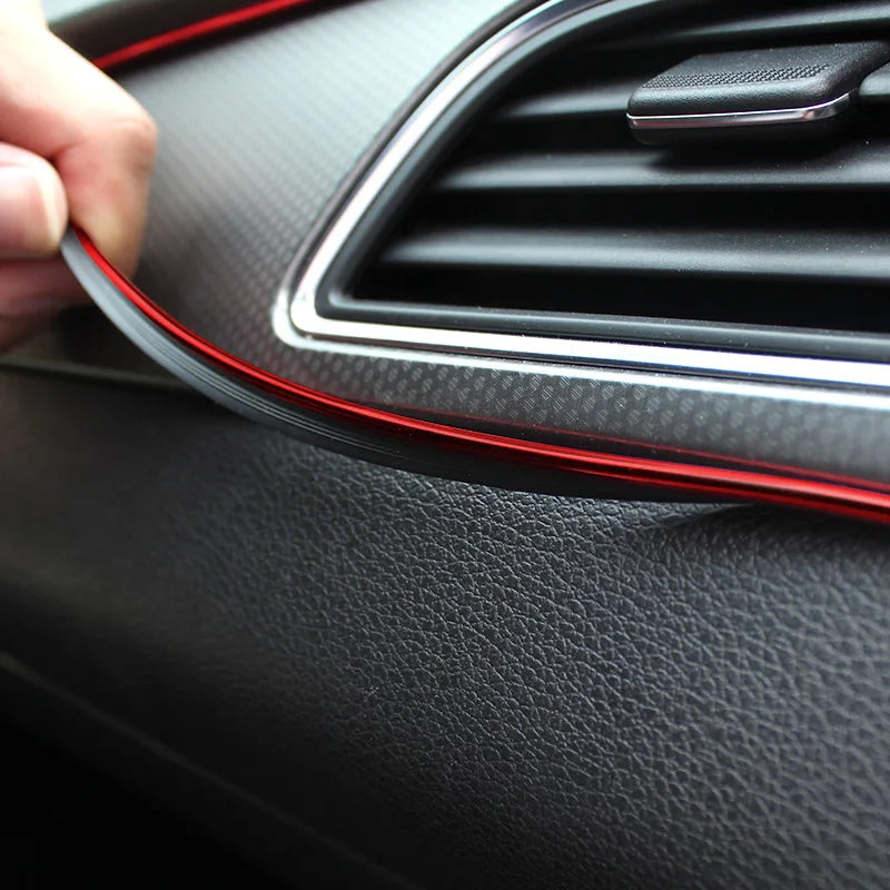 Flexible Car Interior Trim – 5m Decorative Molding for Dashboard Styling