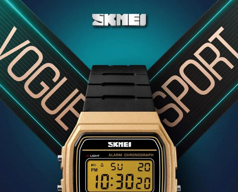 Digital Sports Watch – Waterproof Display for Women