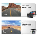 Dual Channel Dash Camera – Full HD 1080P Night Vision for Vehicle Security