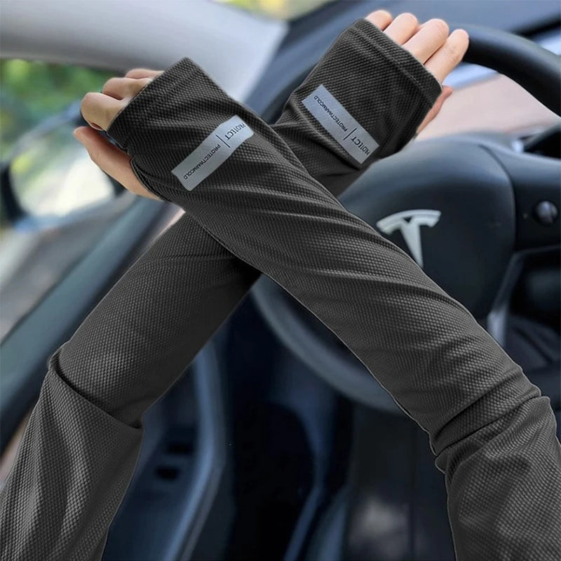 Large UV Sun Protection Sleeves – Breathable Arm Covers for Outdoor Sports