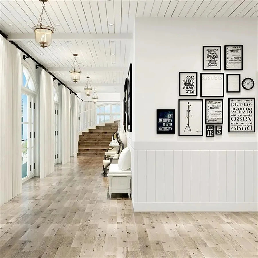 3D Wood Grain Foam Wall Tiles – Self-Adhesive Wallpaper for Home Decor