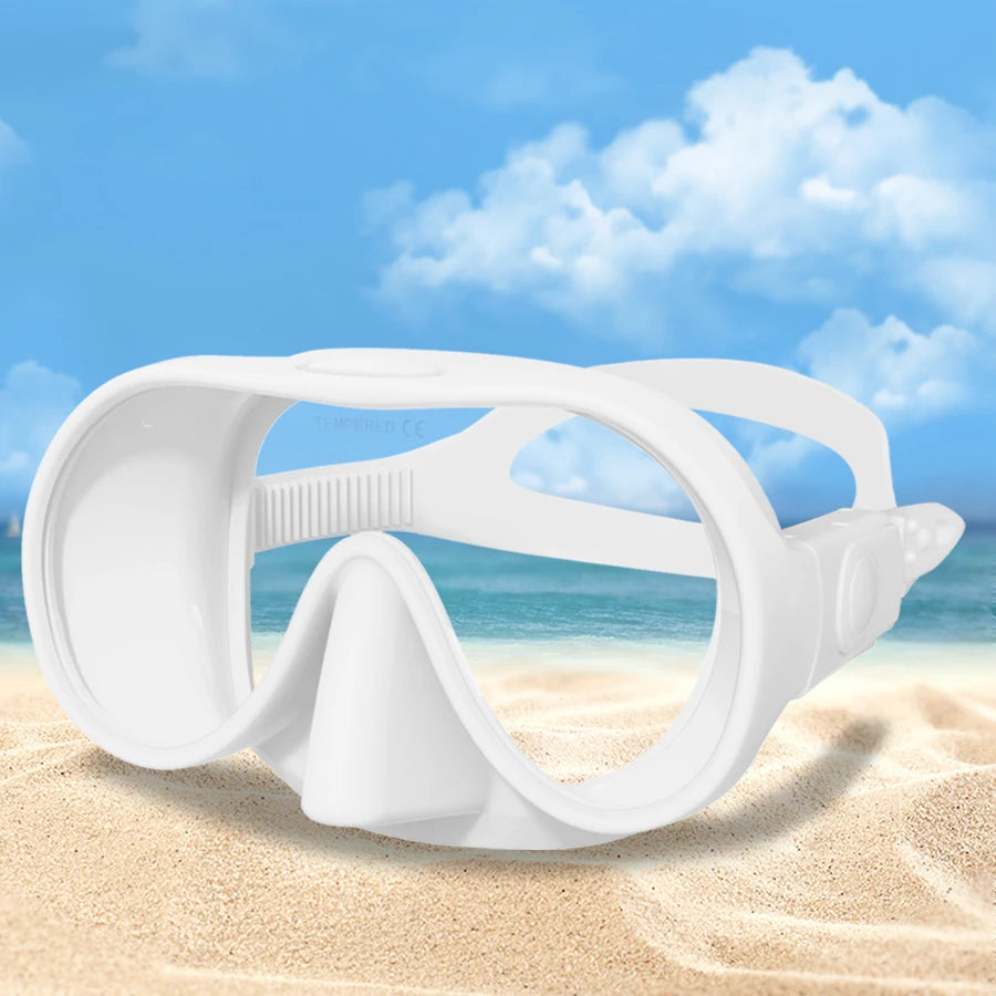 Full Face Snorkel Mask – Anti-Fog Panoramic Diving Goggles for Underwater Swimming