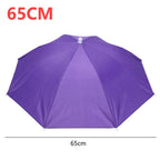 Hands-Free Umbrella Hat – Waterproof Sunscreen Headwear for Hiking and Camping