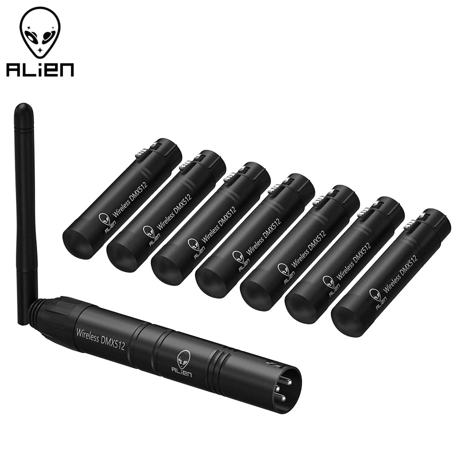 Wireless DMX Transmitter Receiver – 2.4G ISM Controller for Stage Lighting