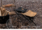 Ultralight Folding Camping Chair – Portable Aluminum Moon Chair for Outdoor Hiking