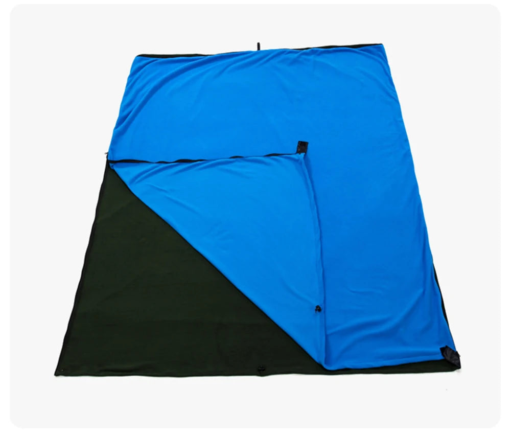 Fleece Sleeping Bag – 180x80cm Thermal Liner for Outdoor Camping and Travel