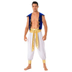 Arabian Prince Costume – Men’s Aladdin Cosplay Outfit for Halloween