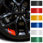 Reflective Vinyl Wheel Rim Decals – 18"-21" Racing Stripes for Dodge Jeep Chrysler