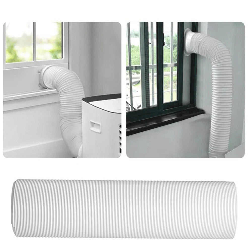 Telescopic Duct Exhaust Hose – 130/150mm Flexible Vent for Mobile Air Conditioner