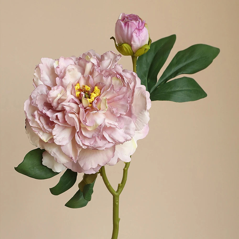 Large Silk Peony Bouquet – Realistic Artificial Flowers for Home Wedding Decor
