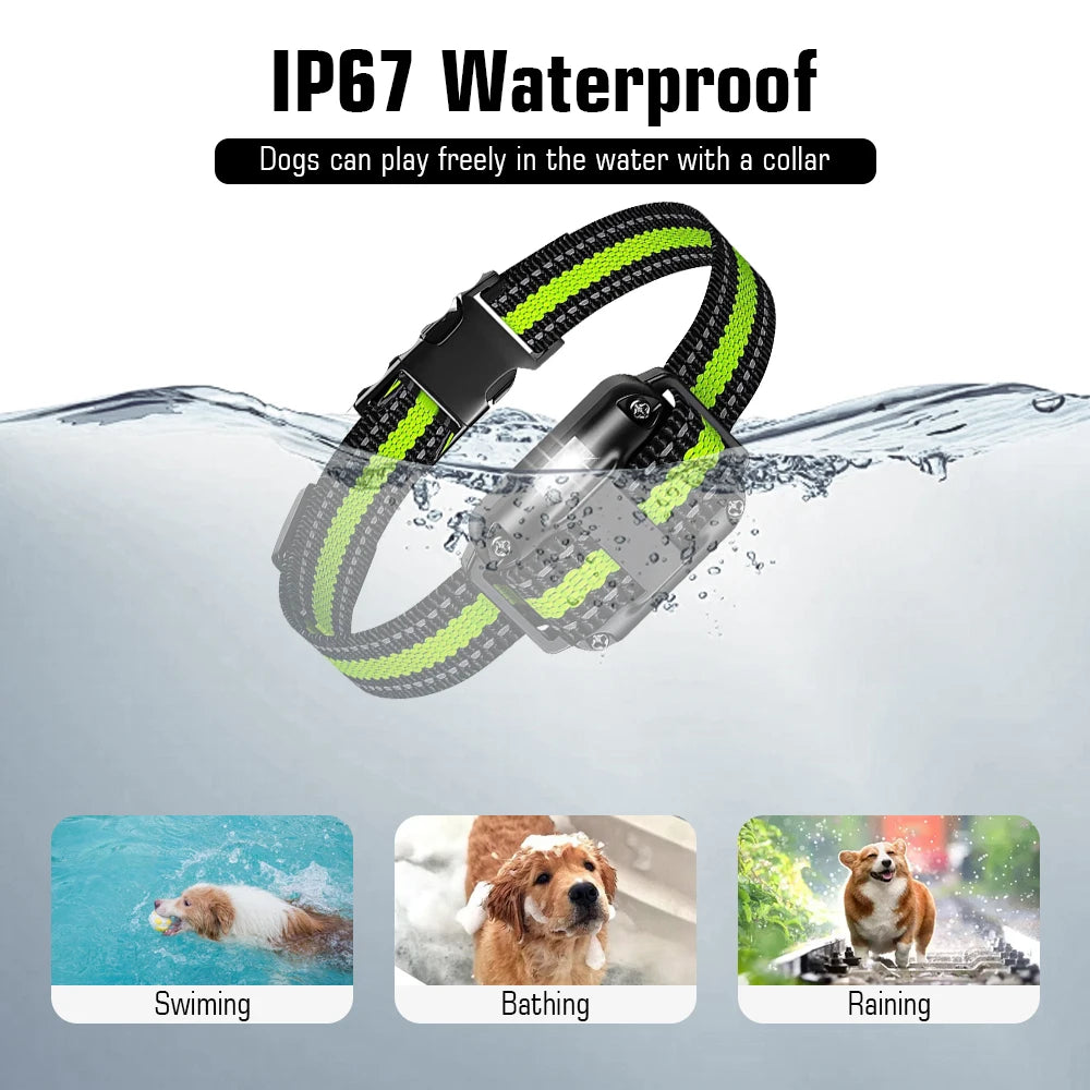 Waterproof Dog Training Collar – Remote E-Collar for Behavior Correction