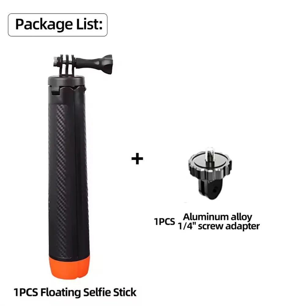 Extendable Buoyancy Selfie Stick – Floating Tripod for GoPro and DJI Action Cameras