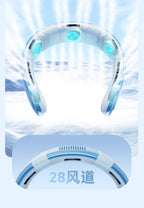 Portable Neck Fan – 10000mAh Rechargeable Silent Cooling for Outdoor Camping