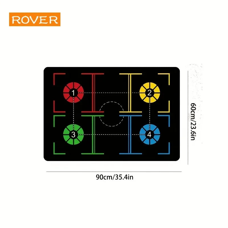 Non-Slip Basketball Training Mat – Soundproof Drill Pad for Indoor Dribbling