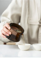 Portable Travel Tea Set – Ceramic Teapot and Cups for Camping