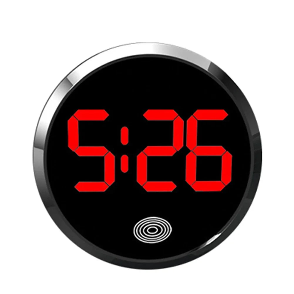 Luminous LED Car Clock – Touch Activated Digital Vehicle Dash Accessory