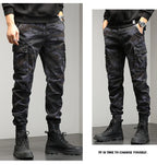 Mens Cotton Camouflage Cargo Pants – Outdoor Trousers for Hiking Workwear