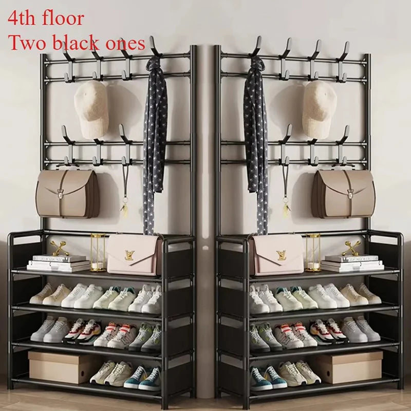 Multi-Layer Shoe Rack – Floor-Standing Organizer for Entryway and Closet Storage