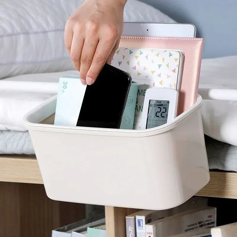 Bedside Hanging Storage Basket – Large Capacity Crib Organizer for Nursery