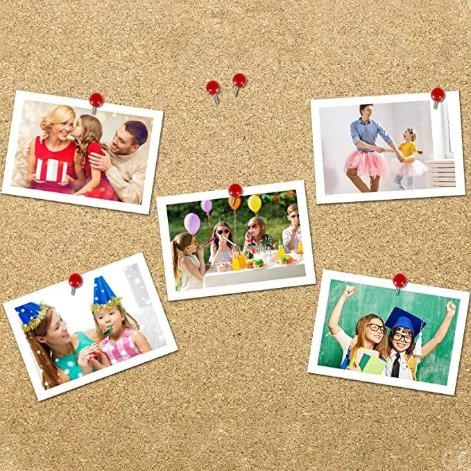 Assorted Colorful Push Pins – Office and School Stationery for Notice Boards