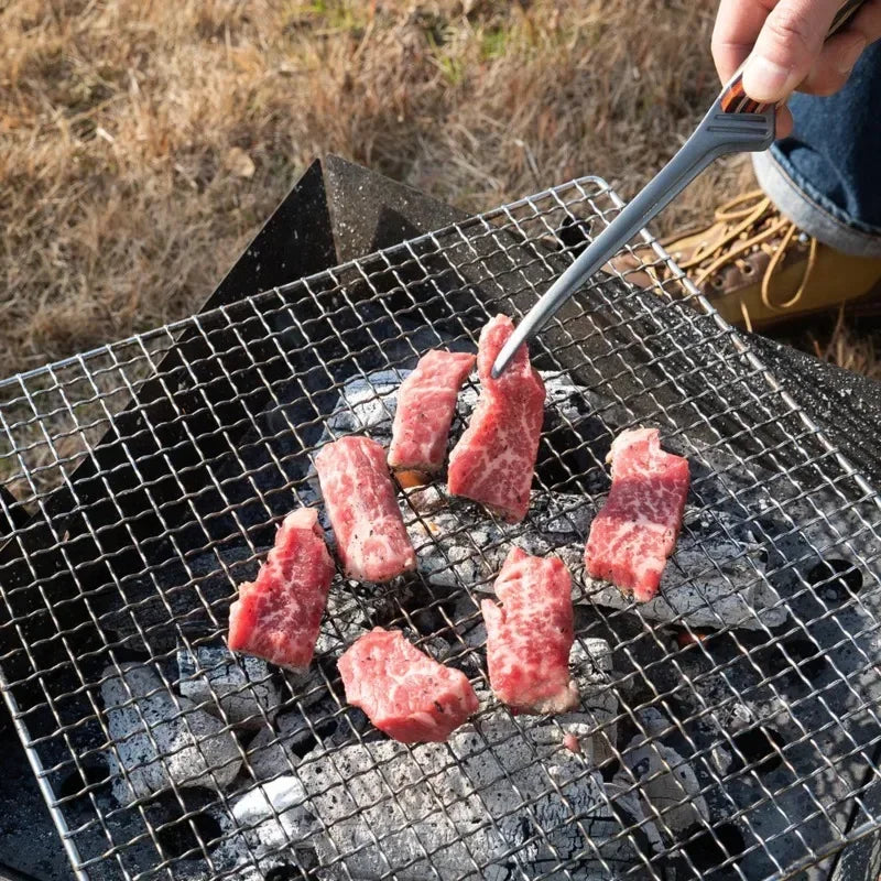 Stainless Steel BBQ Tongs – Heat Resistant Grill Utensils for Outdoor Cooking