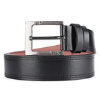 Genuine Cowskin Leather Belt – Premium Buckle Waistband for Business Casual