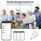 WiFi Smart Plug – 16A Power Monitor Outlet for Smart Home Automation