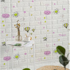 3D Self-Adhesive Brick Wallpaper – Waterproof Peel and Stick for Home Decor