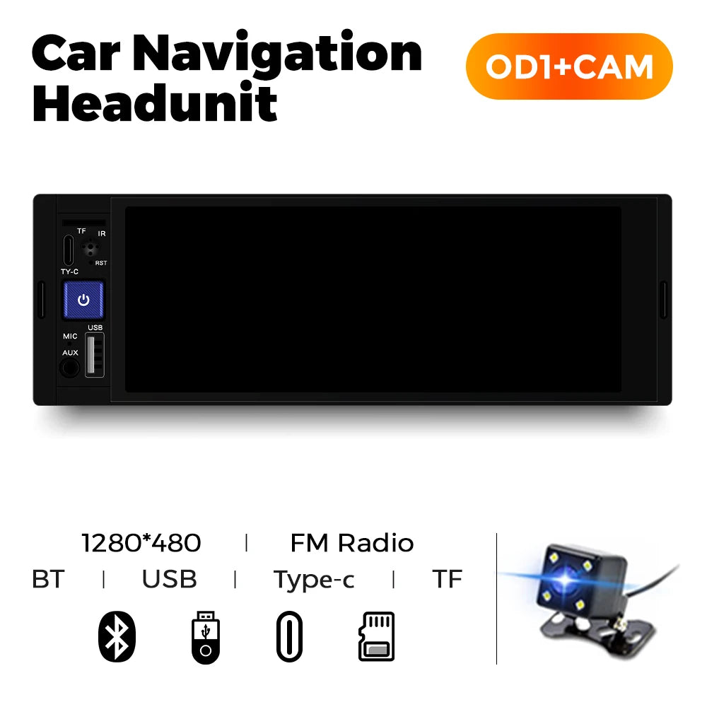 Car Multimedia Player – 6.86 Inch Touchscreen for Apple CarPlay and Android