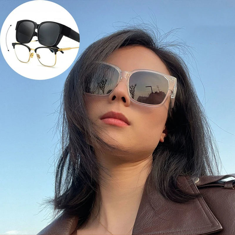 Polarized Fit-Over Sunglasses – Anti-Glare Eye Wear for Night Driving