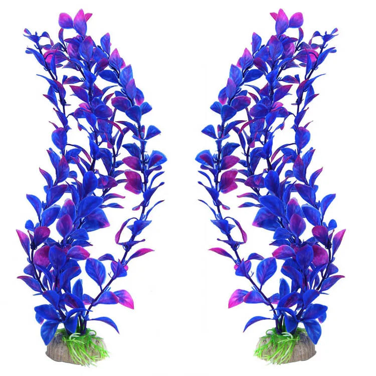 Artificial Water Grass – Plastic Aquarium Plant Ornament for Fish Tank Decor