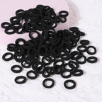 Colorful Nylon Hair Ties – Elastic Ponytail Holders for Kids Hair Styling