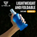 Collapsible TPU Soft Flask – BPA-Free Folding Water Bottle for Hiking and Running