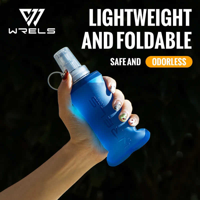 Collapsible TPU Soft Flask – BPA-Free Folding Water Bottle for Hiking and Running
