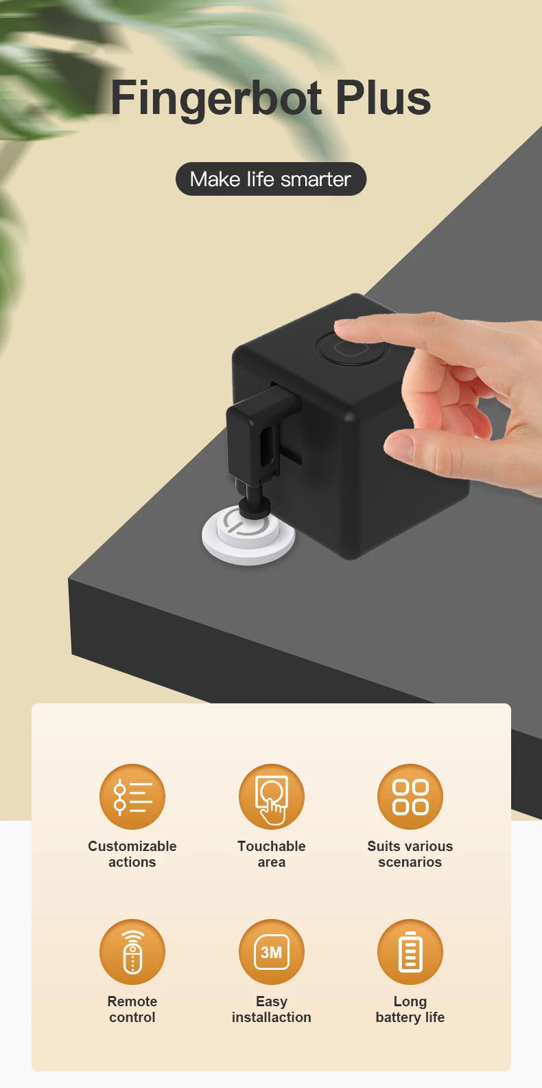 Zigbee Smart Fingerbot – Automated Button Pusher for Home Automation
