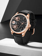 Quartz Men's Wristwatch – Luxury Minimalist Business Gift for Anniversaries