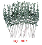 Artificial Spring Grass Leaves – 14 Leaf Bush for Wreath and Wedding Decor
