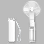 Portable Handheld Turbo Fan – Rechargeable Personal Cooler for Outdoor Travel