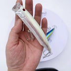 Reinforced Popper Fishing Lure – 28g Wire-Integrated Bait for Seabass Casting