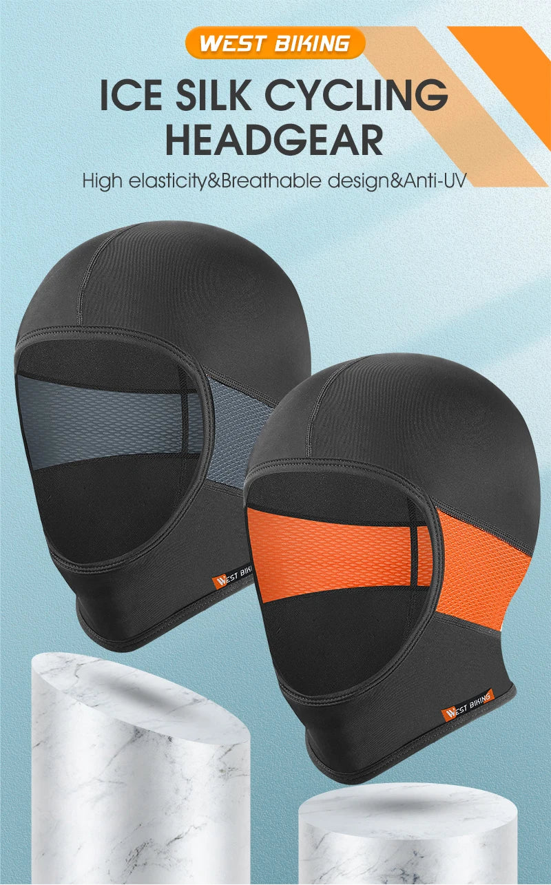 Summer Cooling Balaclava – UV Protection Face Mask for Cycling and Sports