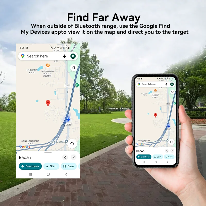 Bluetooth GPS Tracker – Wireless Key Locator for Android Pet and Item Tracking
