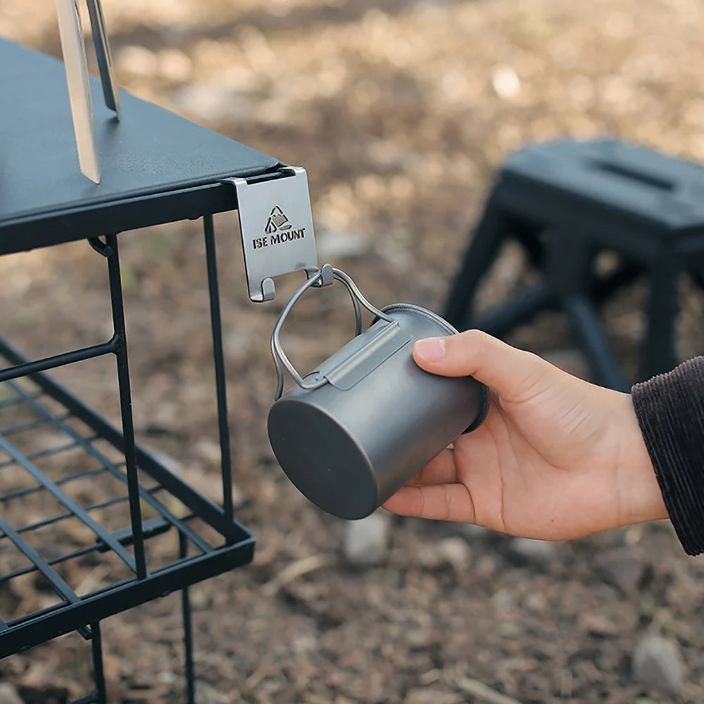 Stainless Steel Gas Tank Hook – Camping Table Hanger for Outdoor Stoves